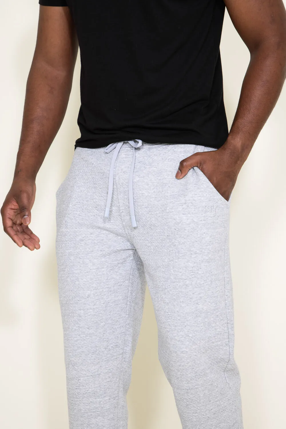 1897 Active Diamond Stretch Joggers for Men in Grey | MP922-LIGHTHEATHERGREY