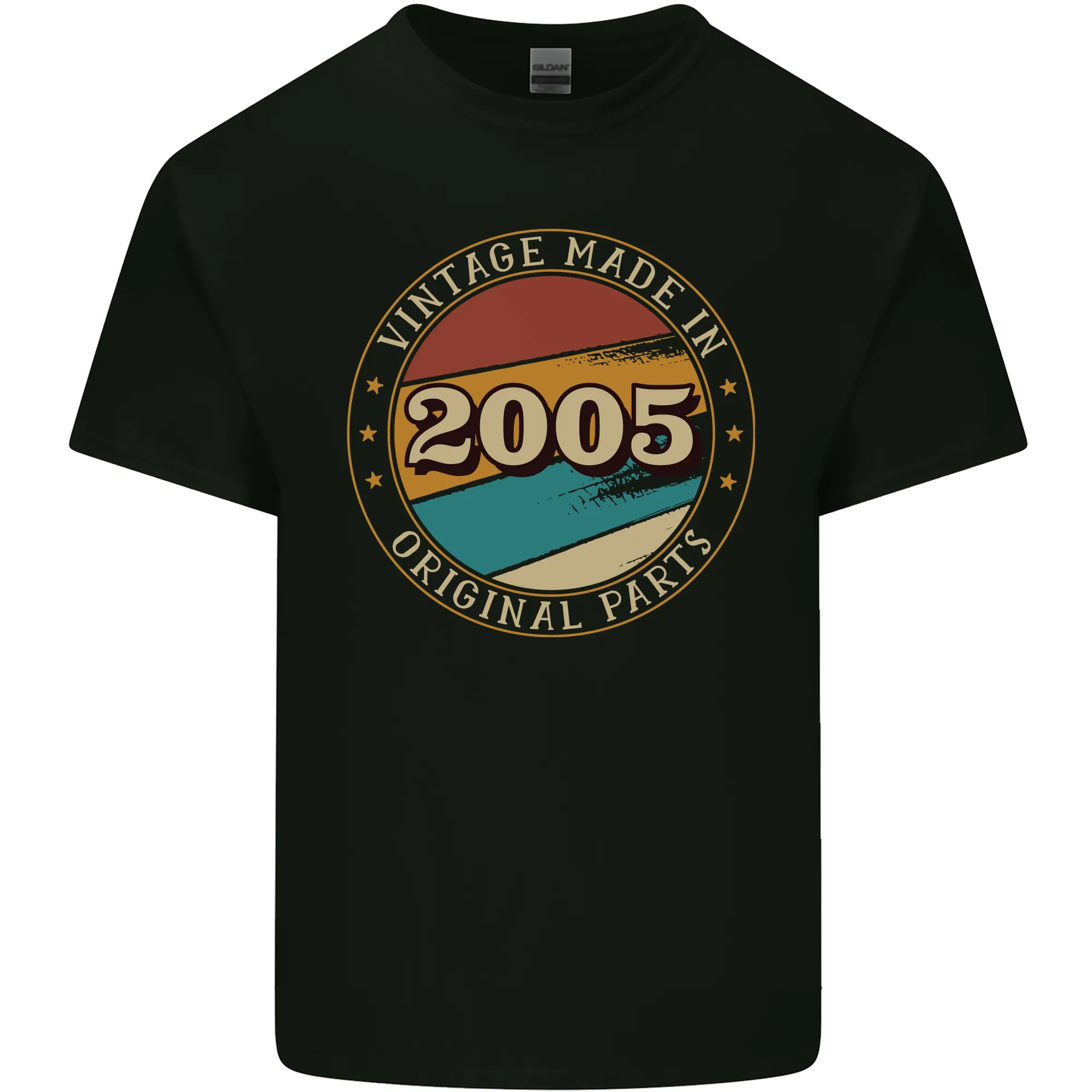 18th Birthday  Vintage Made In 2005 Mens Light Cotton T-Shirt