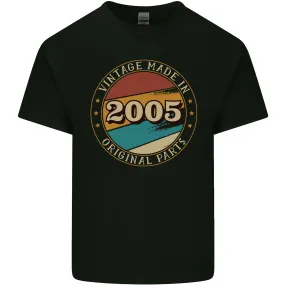 18th Birthday  Vintage Made In 2005 Mens Light Cotton T-Shirt