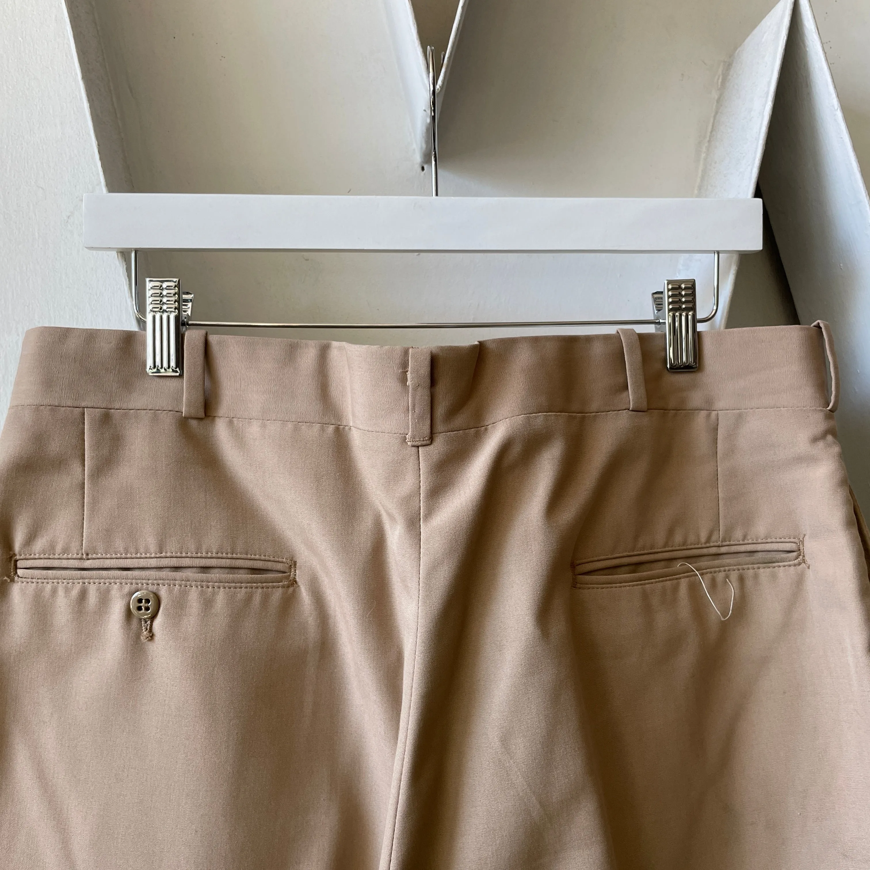 60’s Finesilver Khaki Officer Pants - 34" x 29"