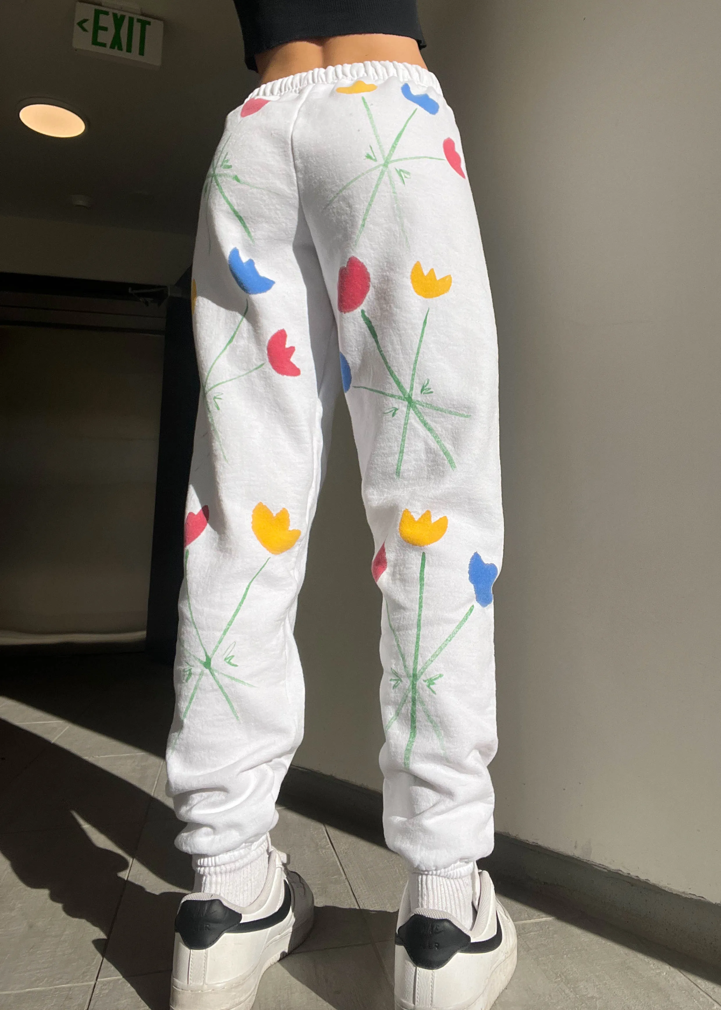 90's Tulip Painted Joggers (S)