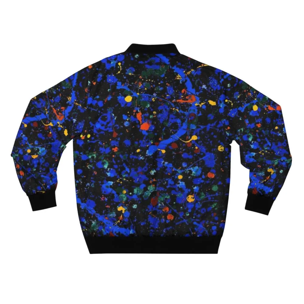 Abstract Art Bomber Jacket - #909 Modern Art Jacket