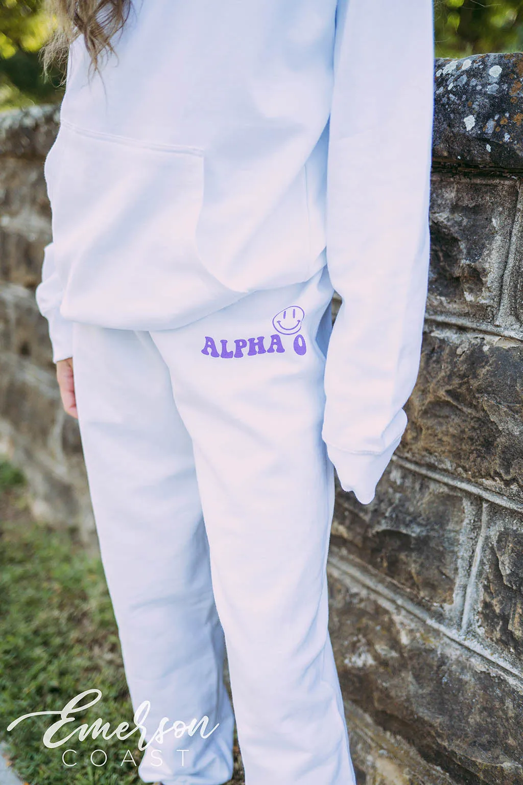 Alpha Omicron Pi PR Alpha O People Hoodie Jogger Set