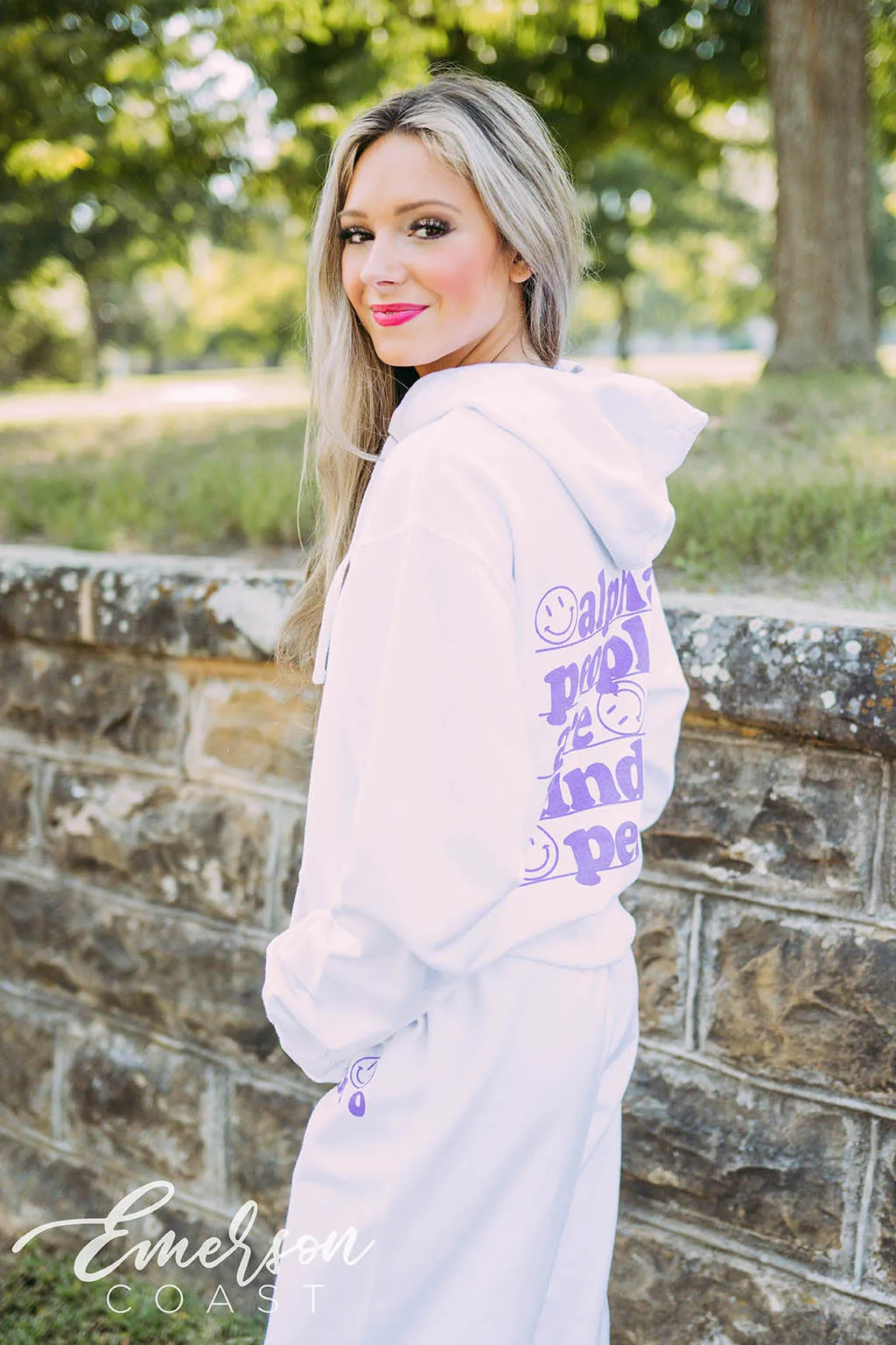 Alpha Omicron Pi PR Alpha O People Hoodie Jogger Set