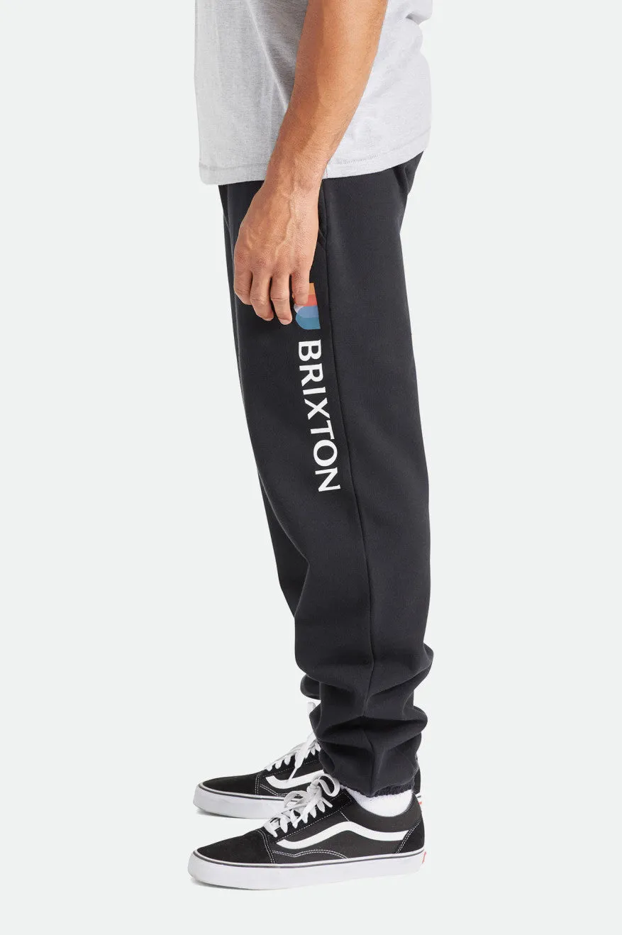 Alton Line Slim Fleece Jogger - Black