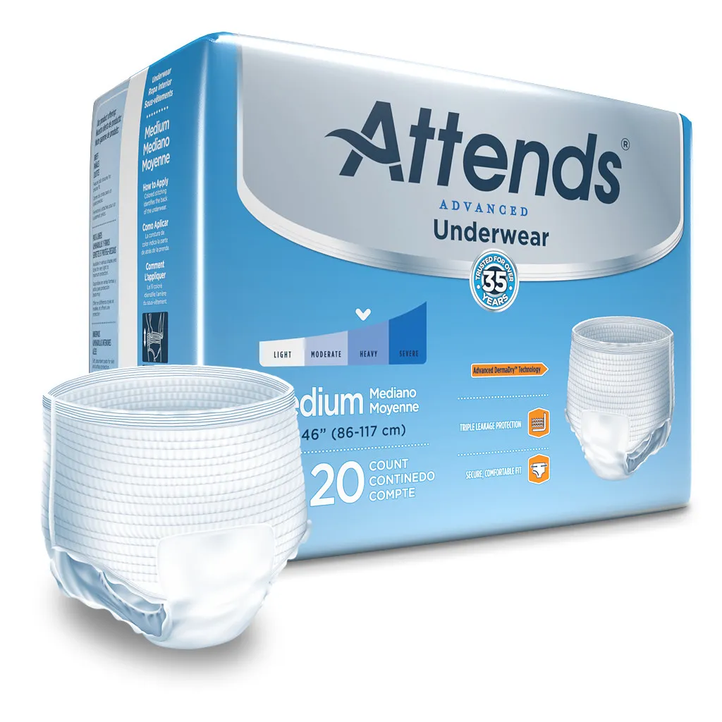 Attends Advanced Underwear, Heavy Absorbency