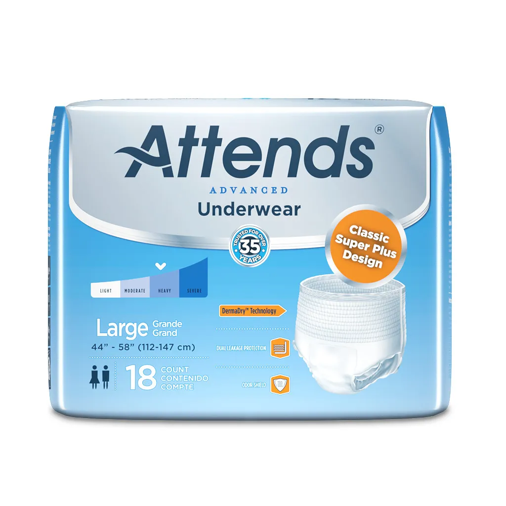 Attends Advanced Underwear, Heavy Absorbency