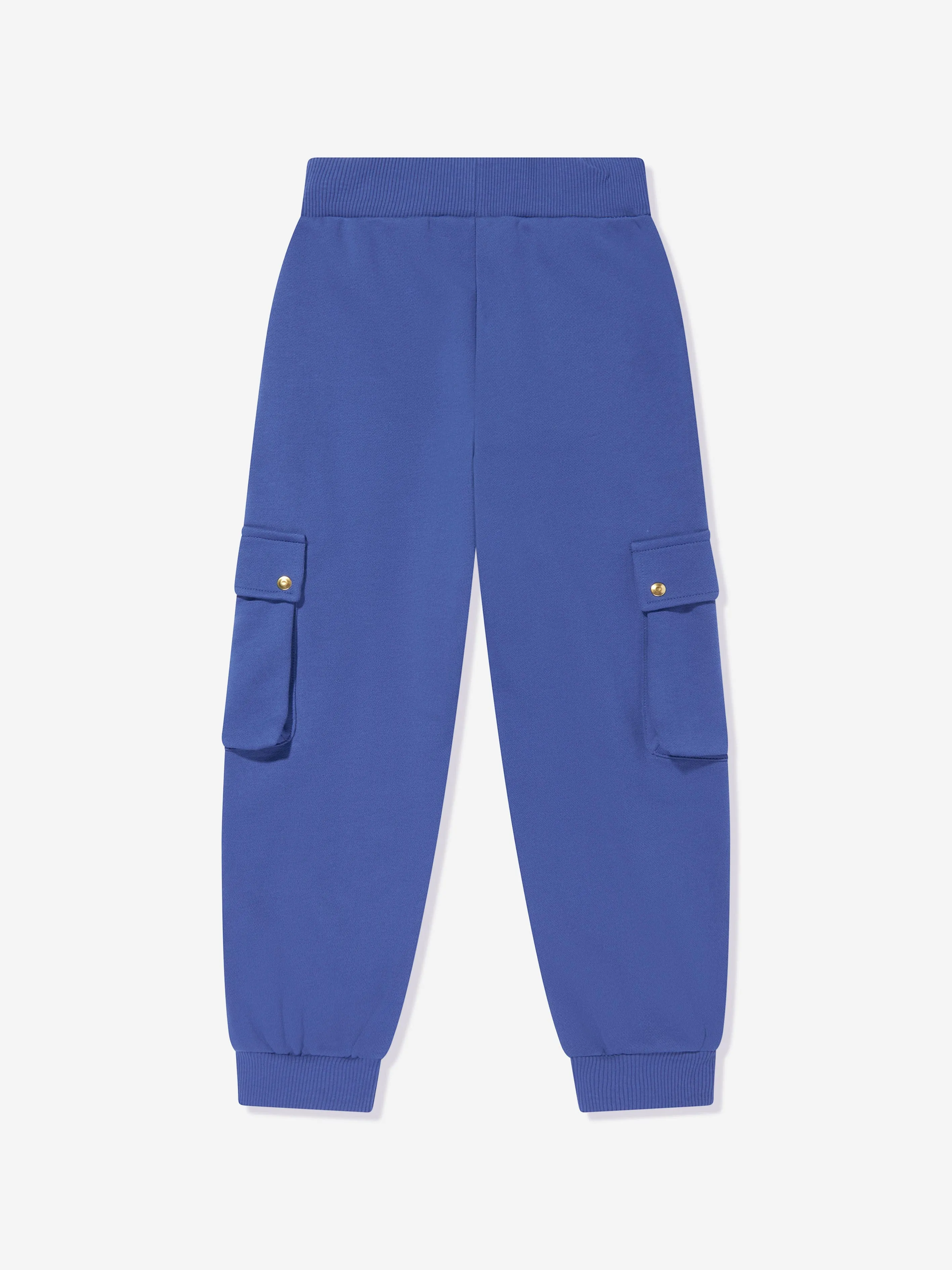 Balmain Boys Cargo Joggers in Blue