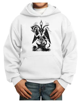 Baphomet Illustration Youth Hoodie Pullover Sweatshirt by