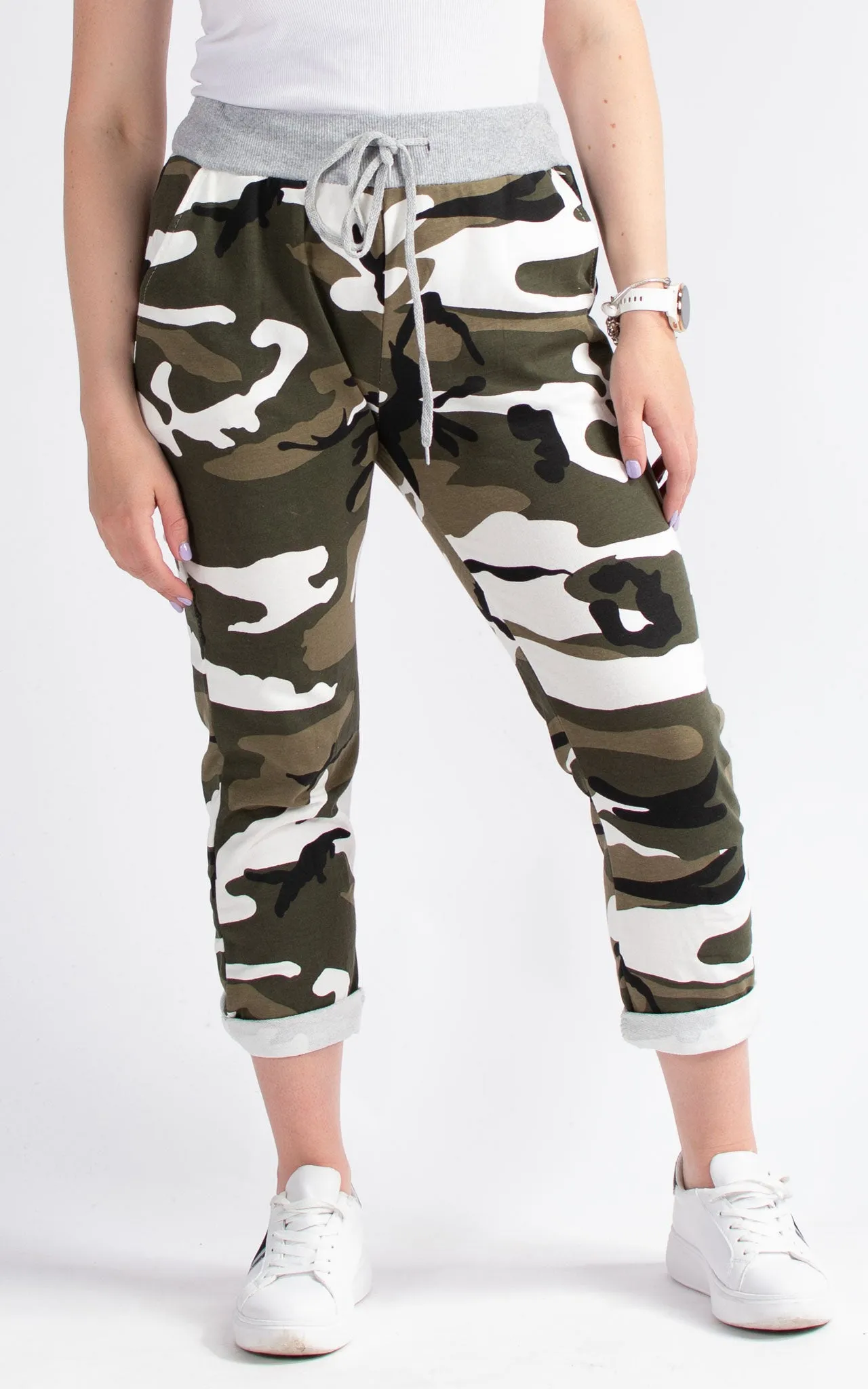 Basic Jogger | Khaki Camo