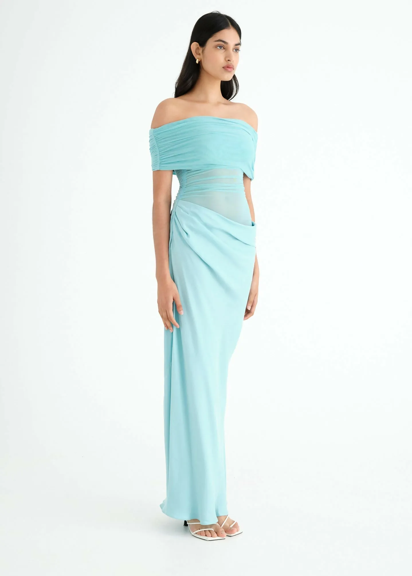 Benni Nico Off Shoulder Maxi Dress