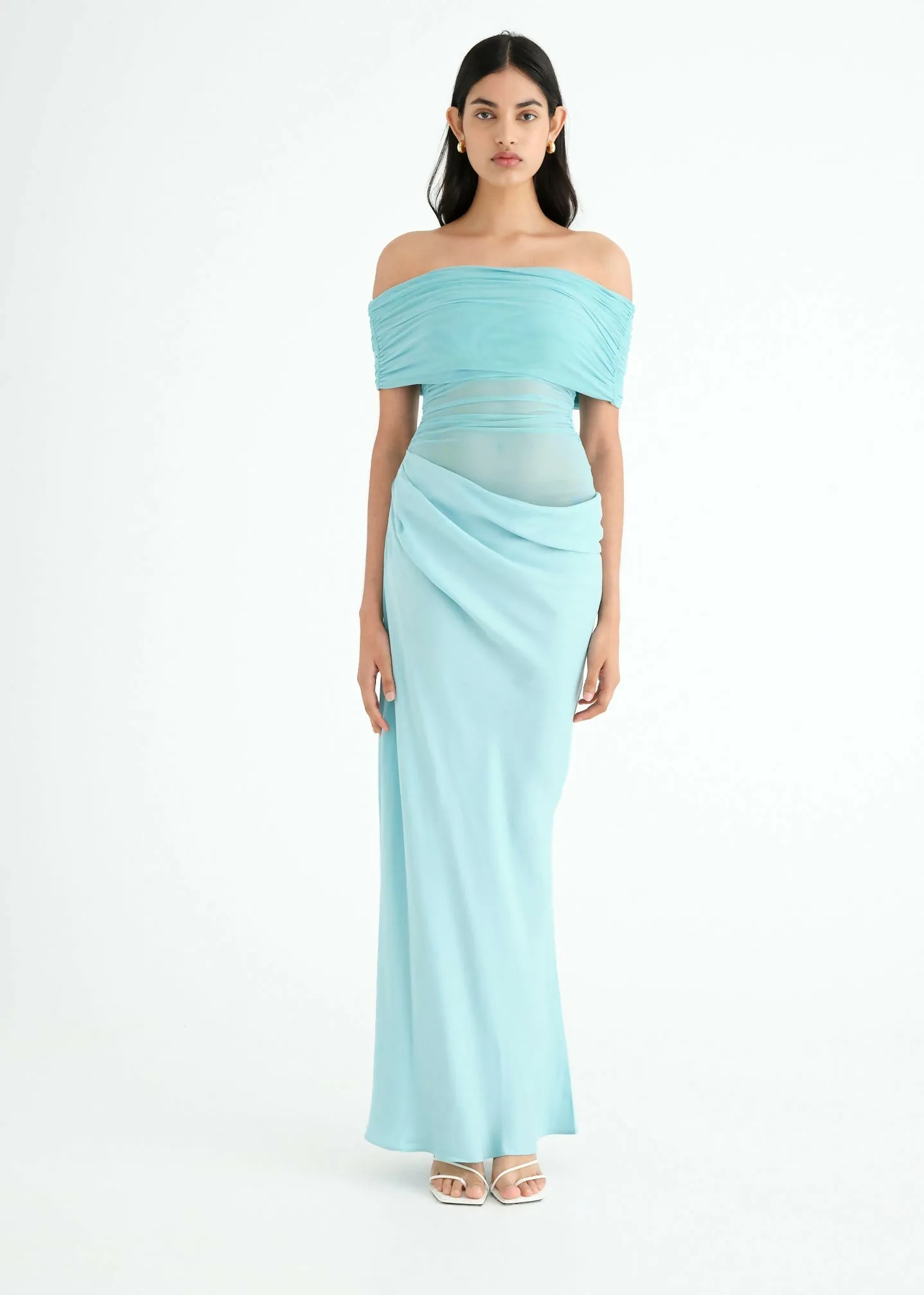 Benni Nico Off Shoulder Maxi Dress