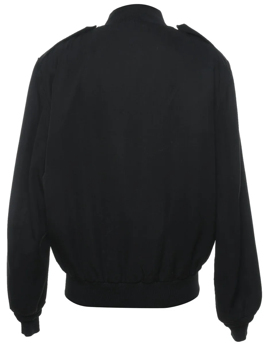 Black Bomber Jacket - M