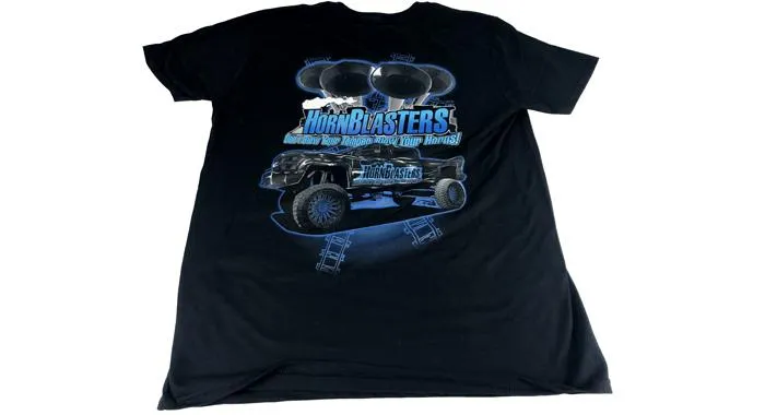 Black HornBlasters Truck T-Shirt