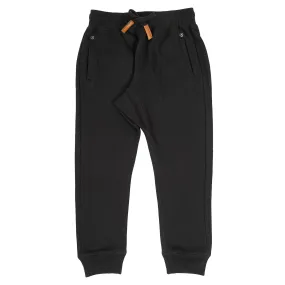 Black - Jogger Pants with Rivets