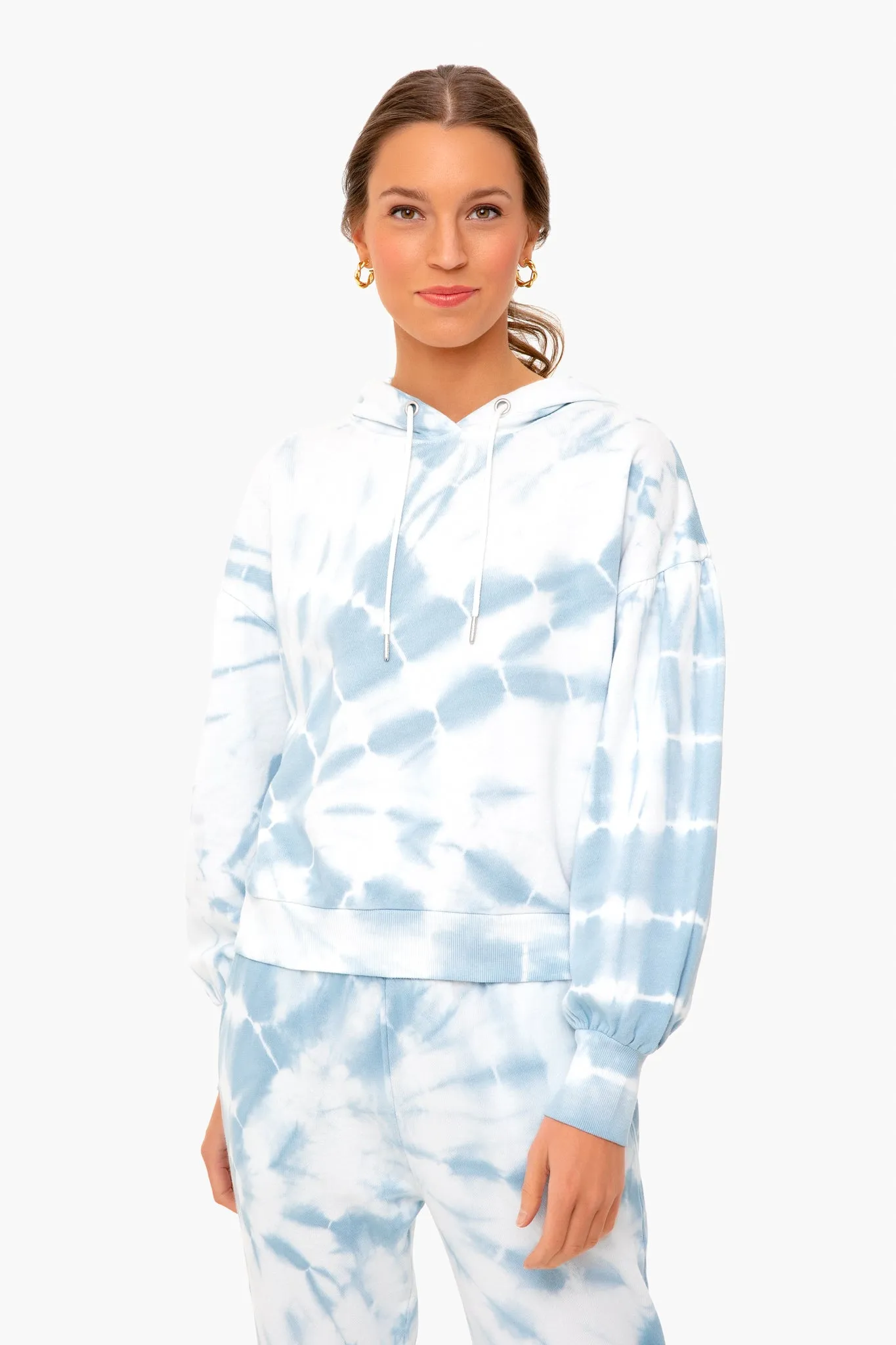 Blue Agave Eva Spiral Tie Dye Sweatshirt