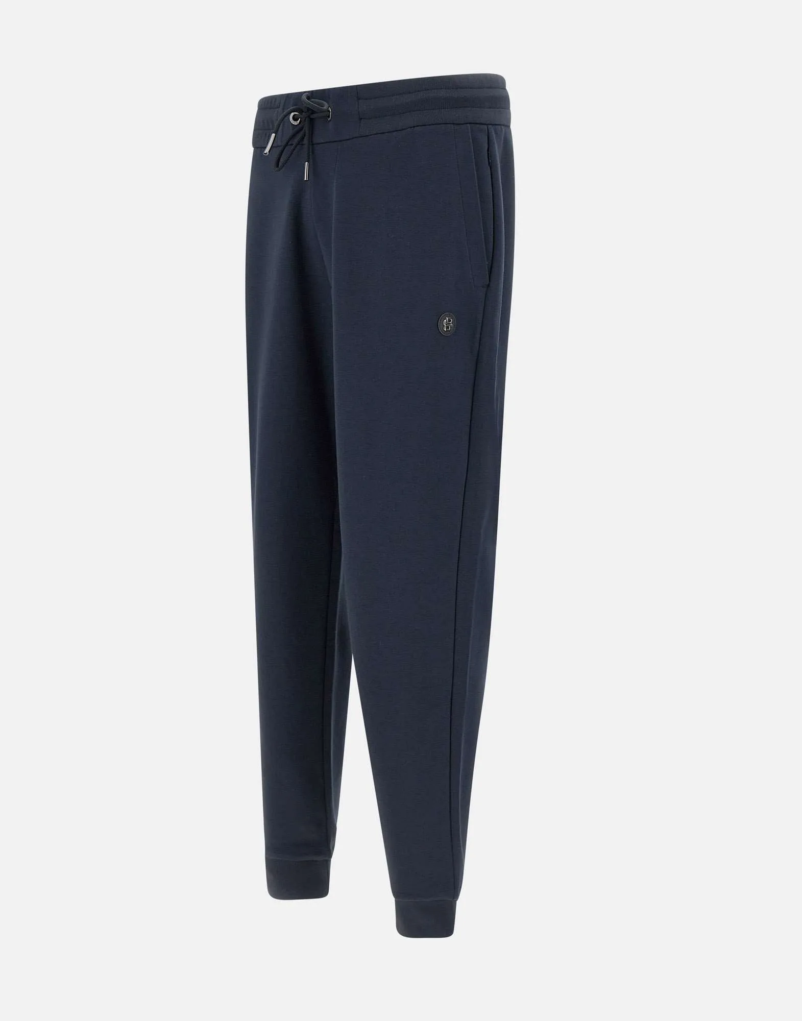 Blue Cotton Jogger with Drawstring