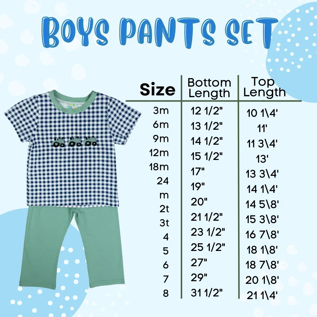 Boys Turkey Time Pant Set