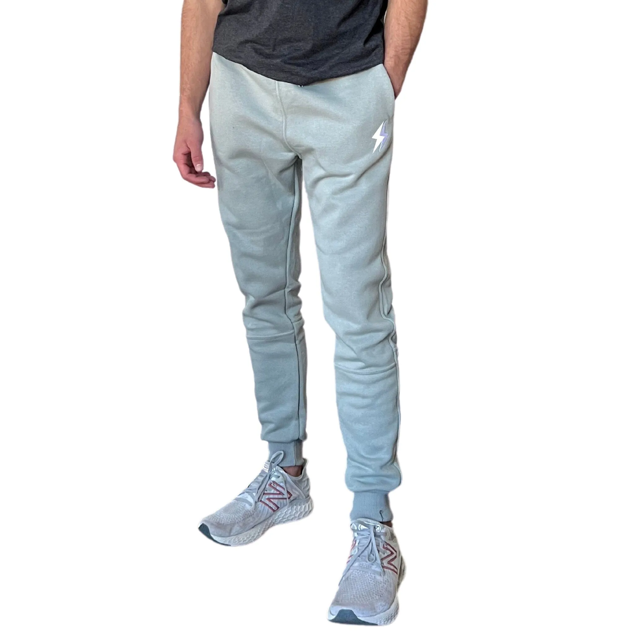 BRUCE BOLT Cotton Joggers - GREY