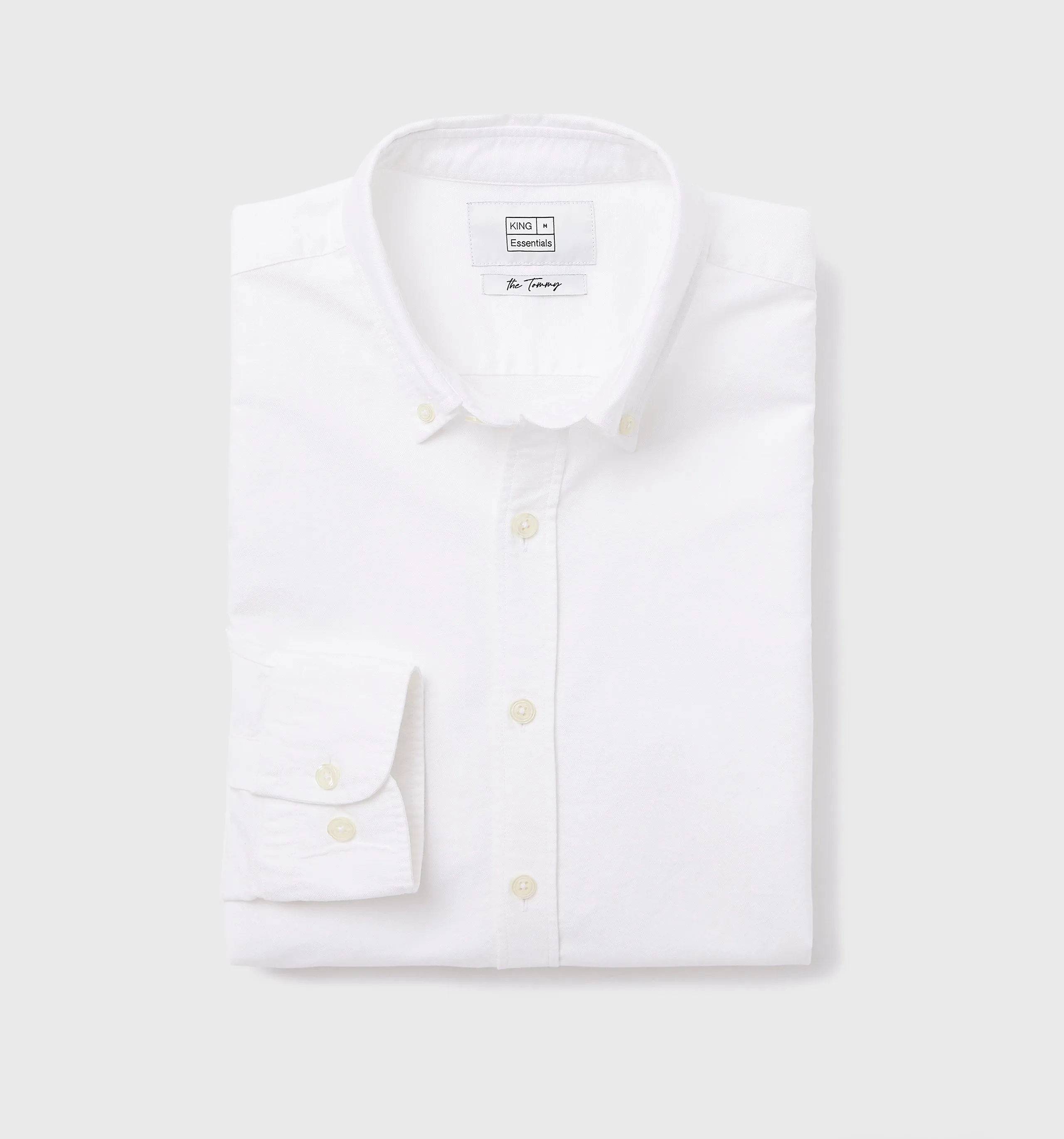 Button Down Oxford Shirt White