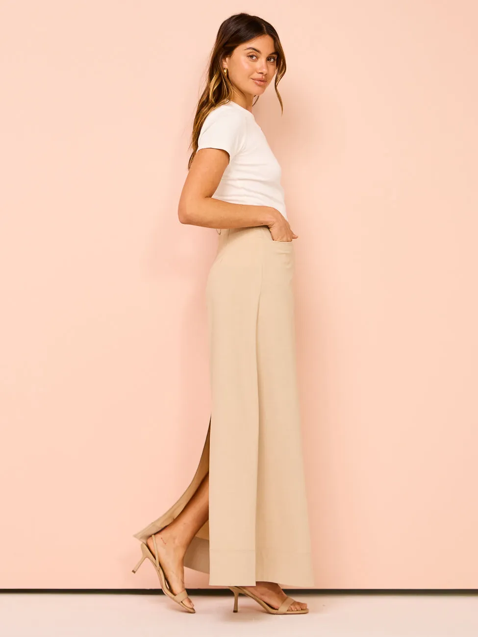 By Nicola Bambi Skirt in Beige