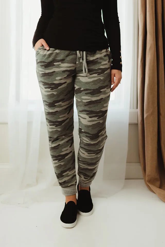 Camo French Terry Joggers