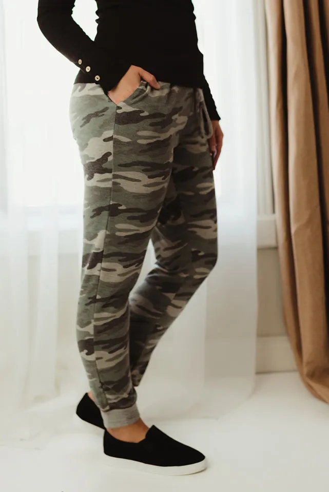 Camo French Terry Joggers