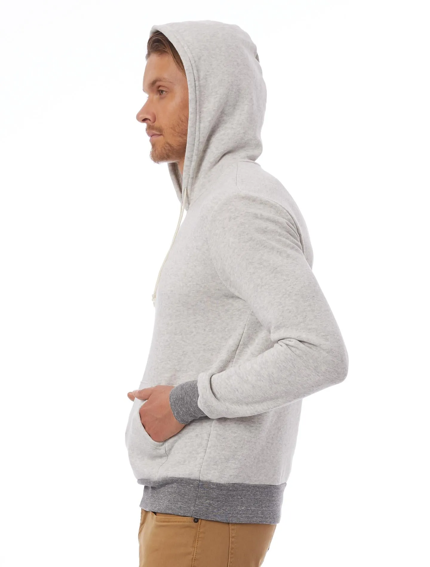 Challenger Eco-Fleece Pullover Hoodie (Light Grey   Eco Grey)