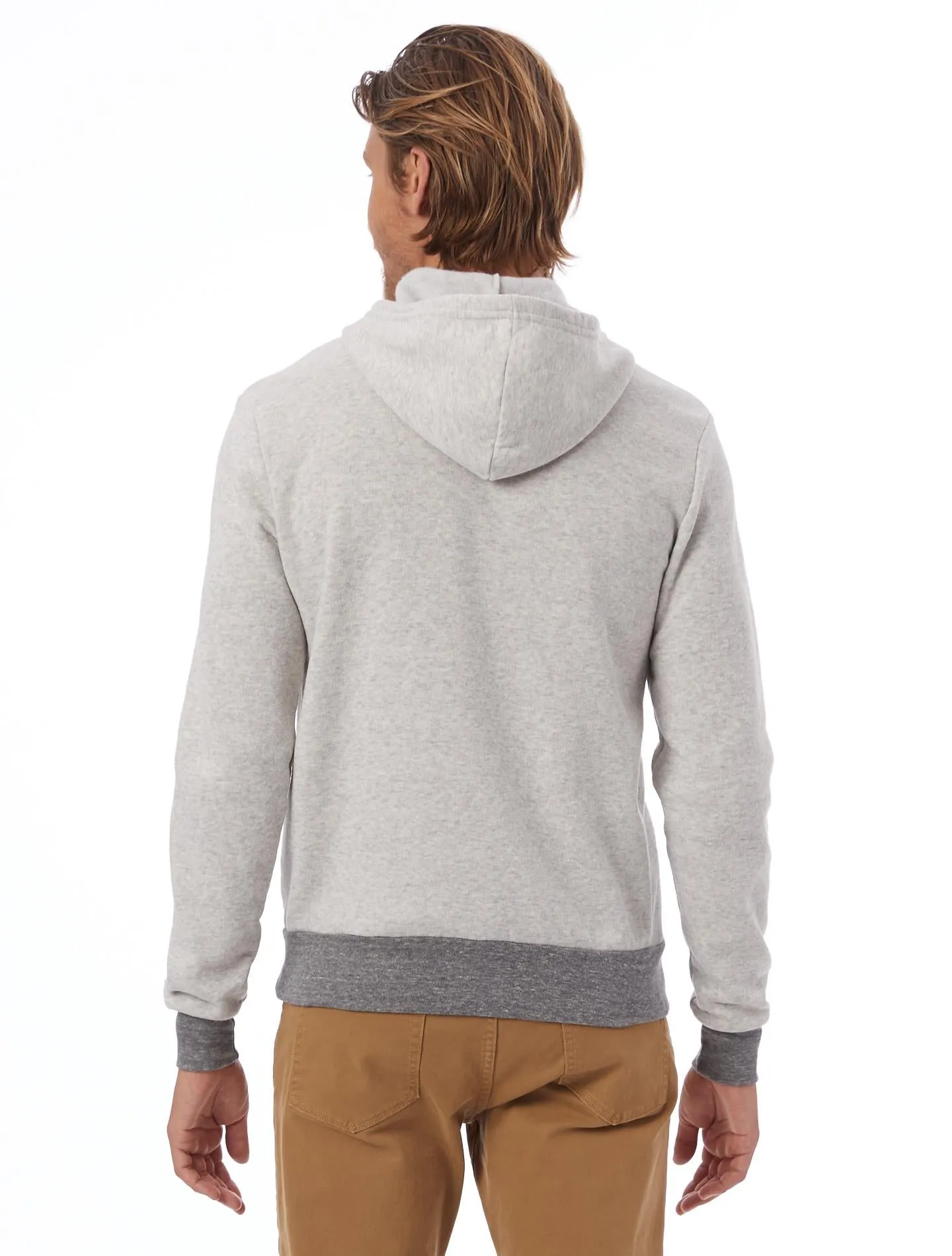 Challenger Eco-Fleece Pullover Hoodie (Light Grey   Eco Grey)