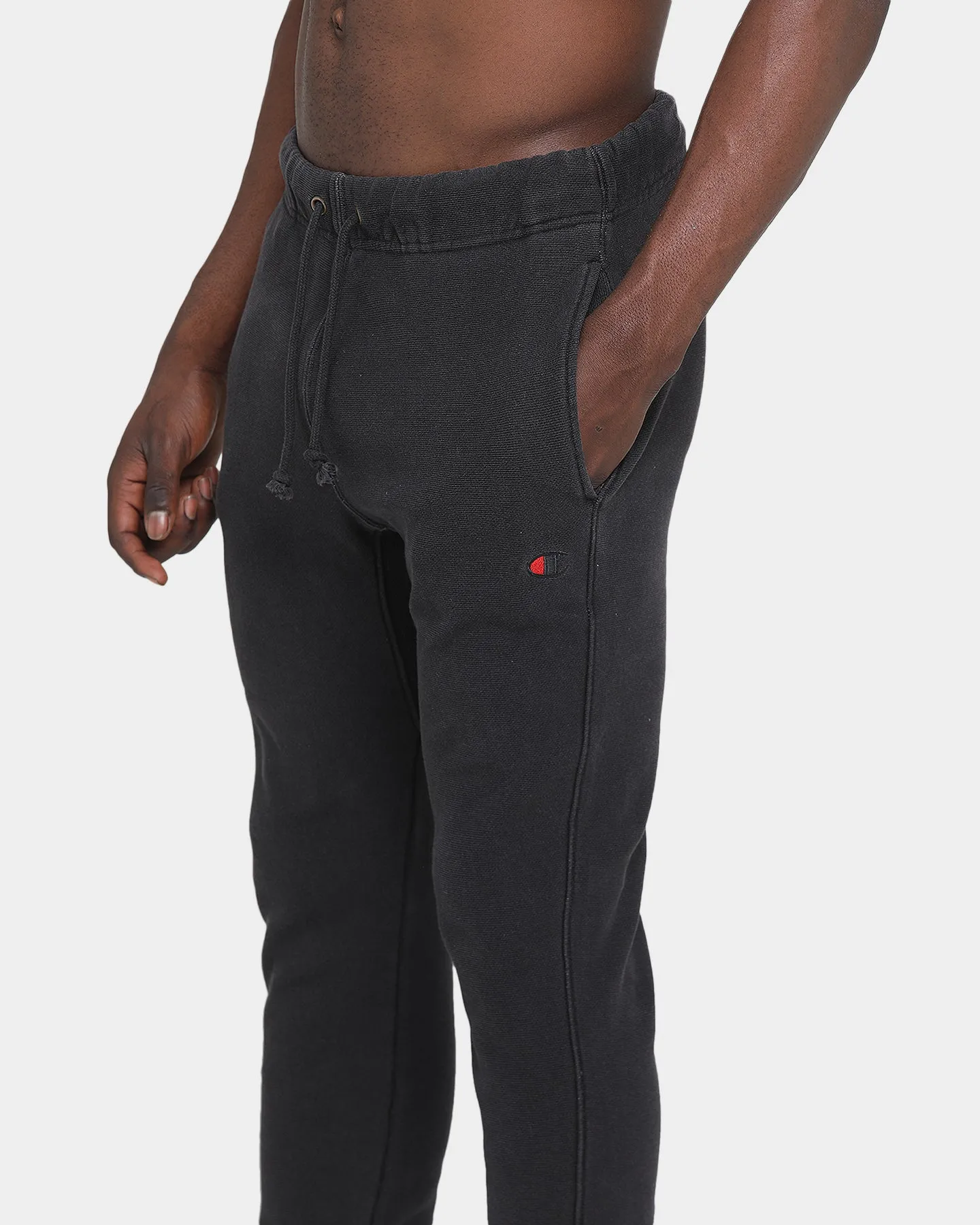 Champion Rev Weave French Terry Slim Joggers Washed Black