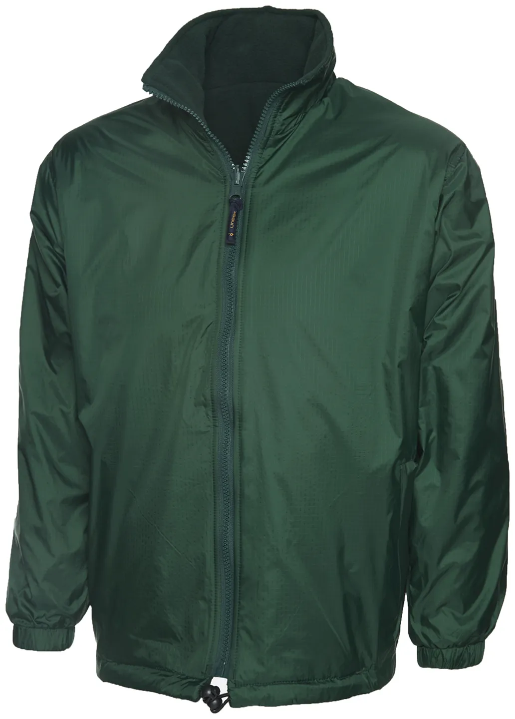 Classic Reversible Fleece Jacket | Bottle Green