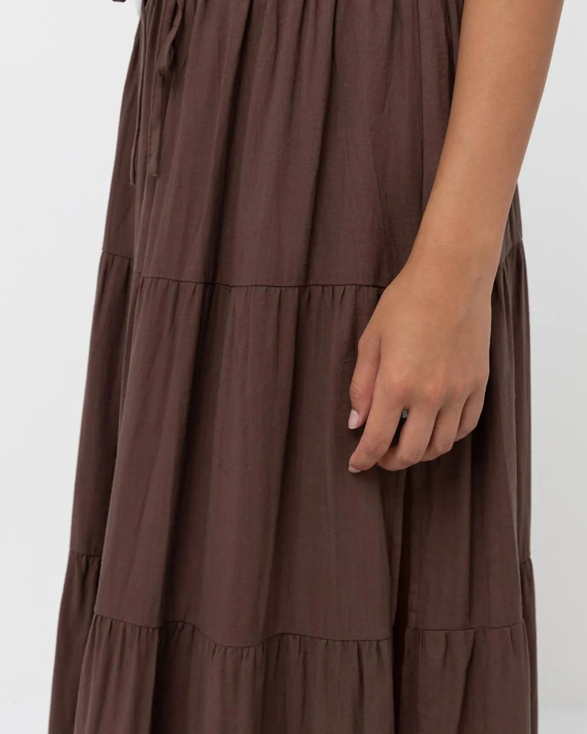 Classic Tiered Maxi Skirt