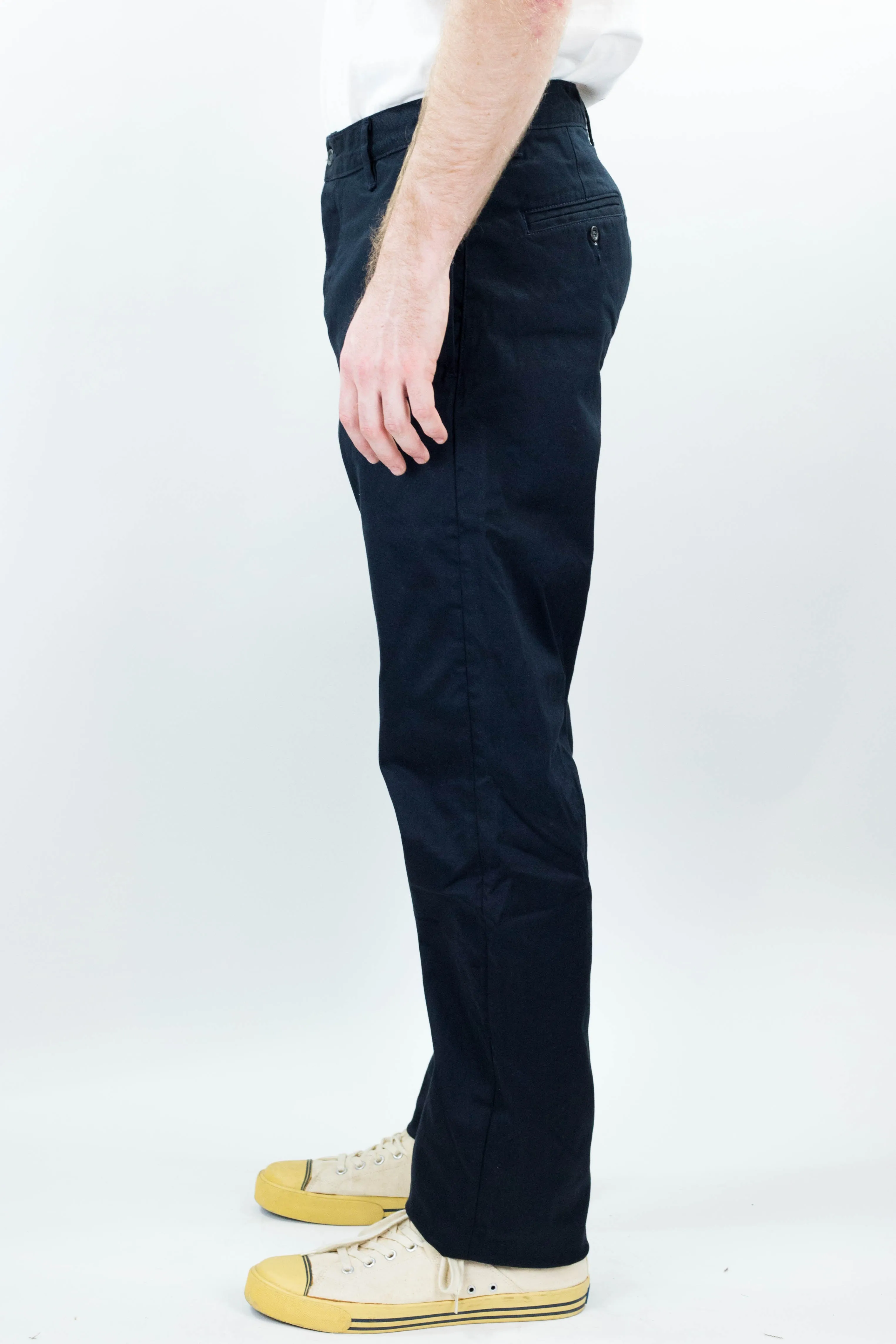 Coal Miner Navy 9 oz Japanese stretch sateen twill