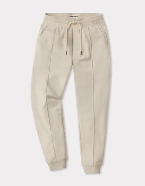 Cole Terry Pintuck Jogger in Oatmeal