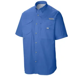 Columbia Men's PFG Bonehead S/S Shirt/Vivid Blue