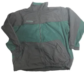 Columbia Vintage 90's Light Rain Fleece Jacket Green Men's (Size: L)