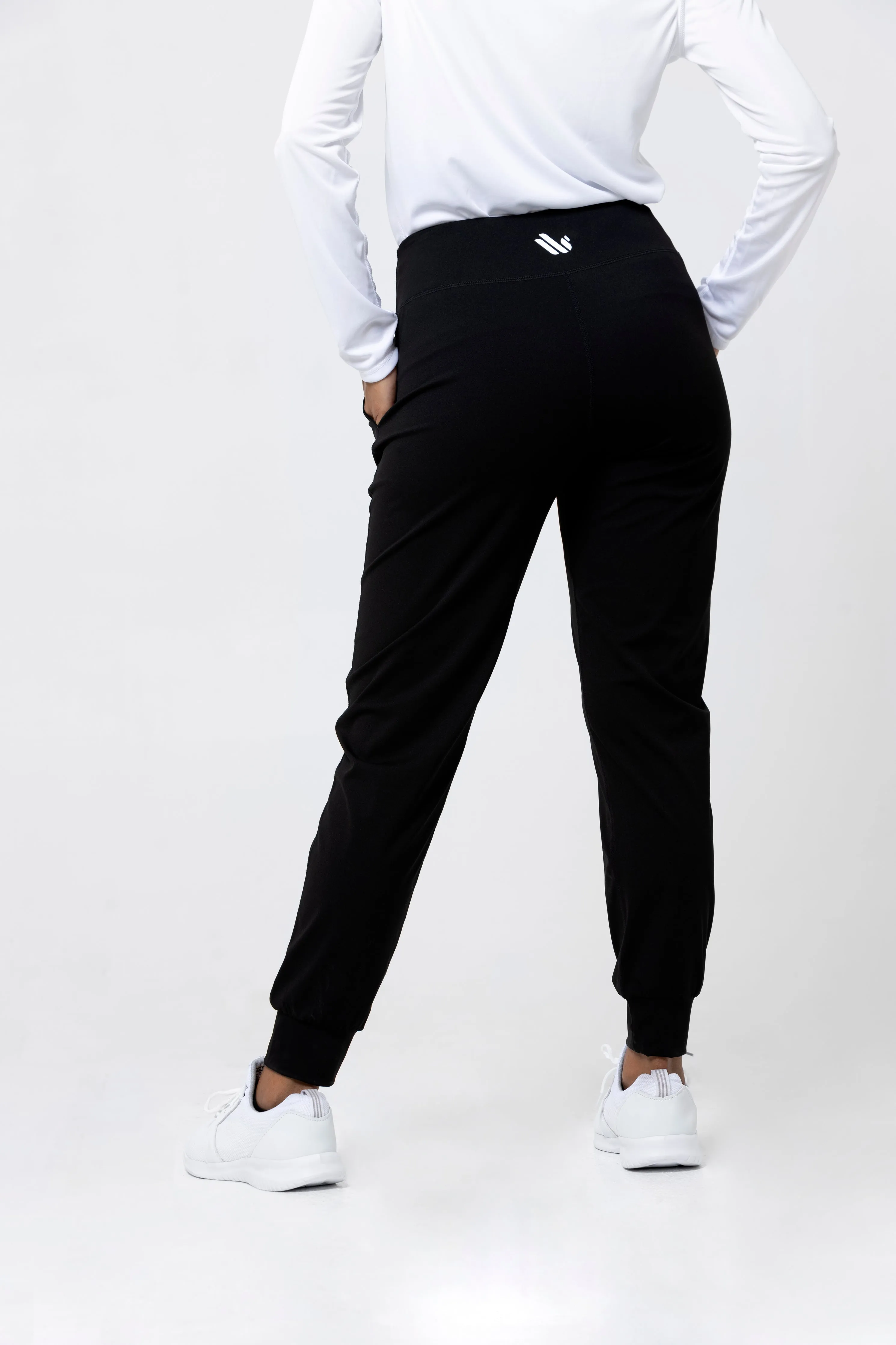 Cooling High-Rise Loose Leggings- Black