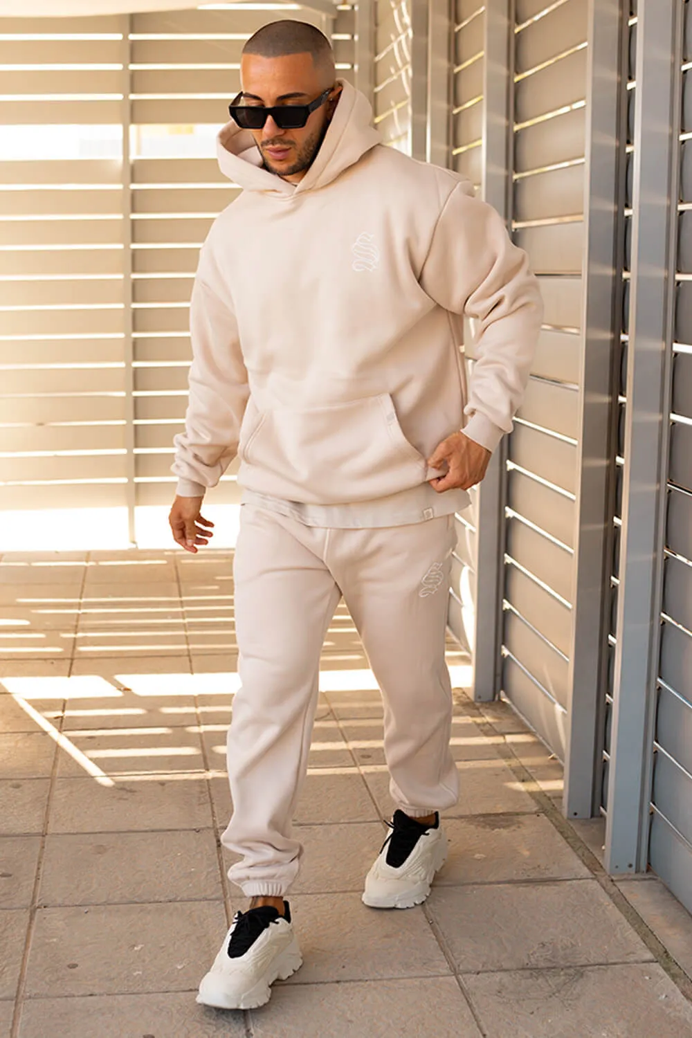 Core Logo Joggers - Beige