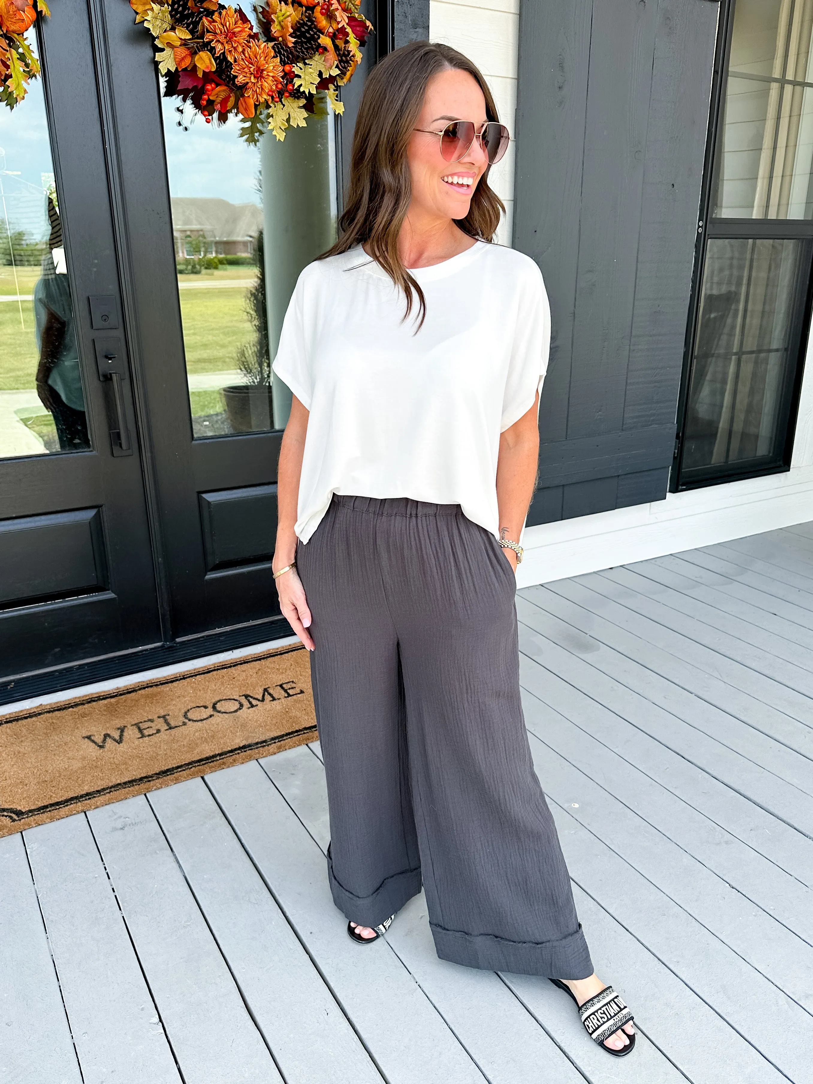 Cotton Double Gauze Pant