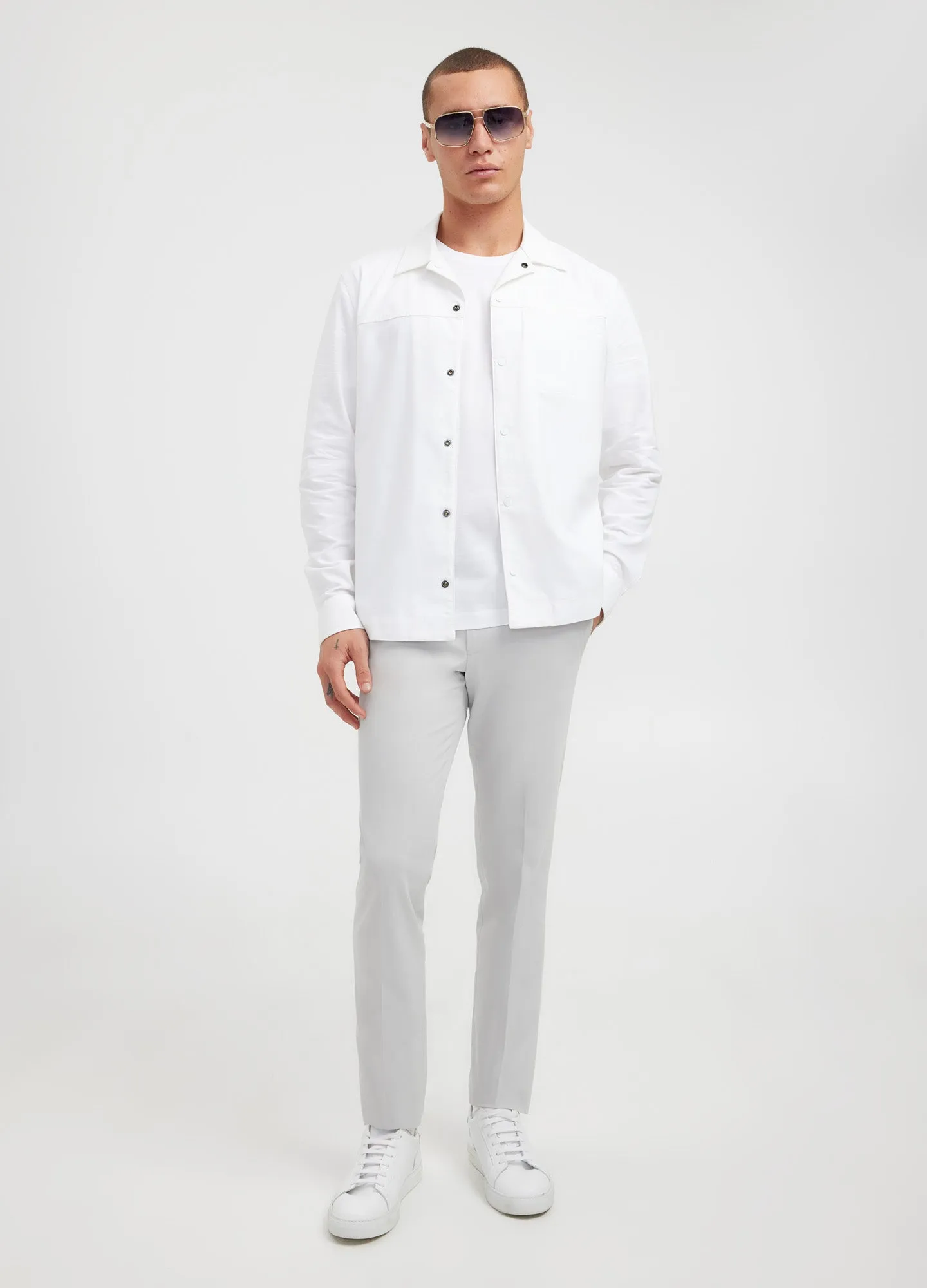 Cotton Oxford Shirt White