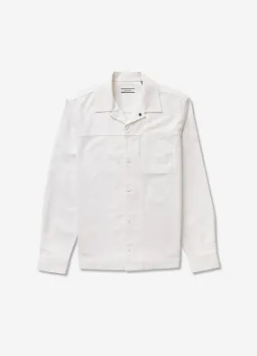 Cotton Oxford Shirt White