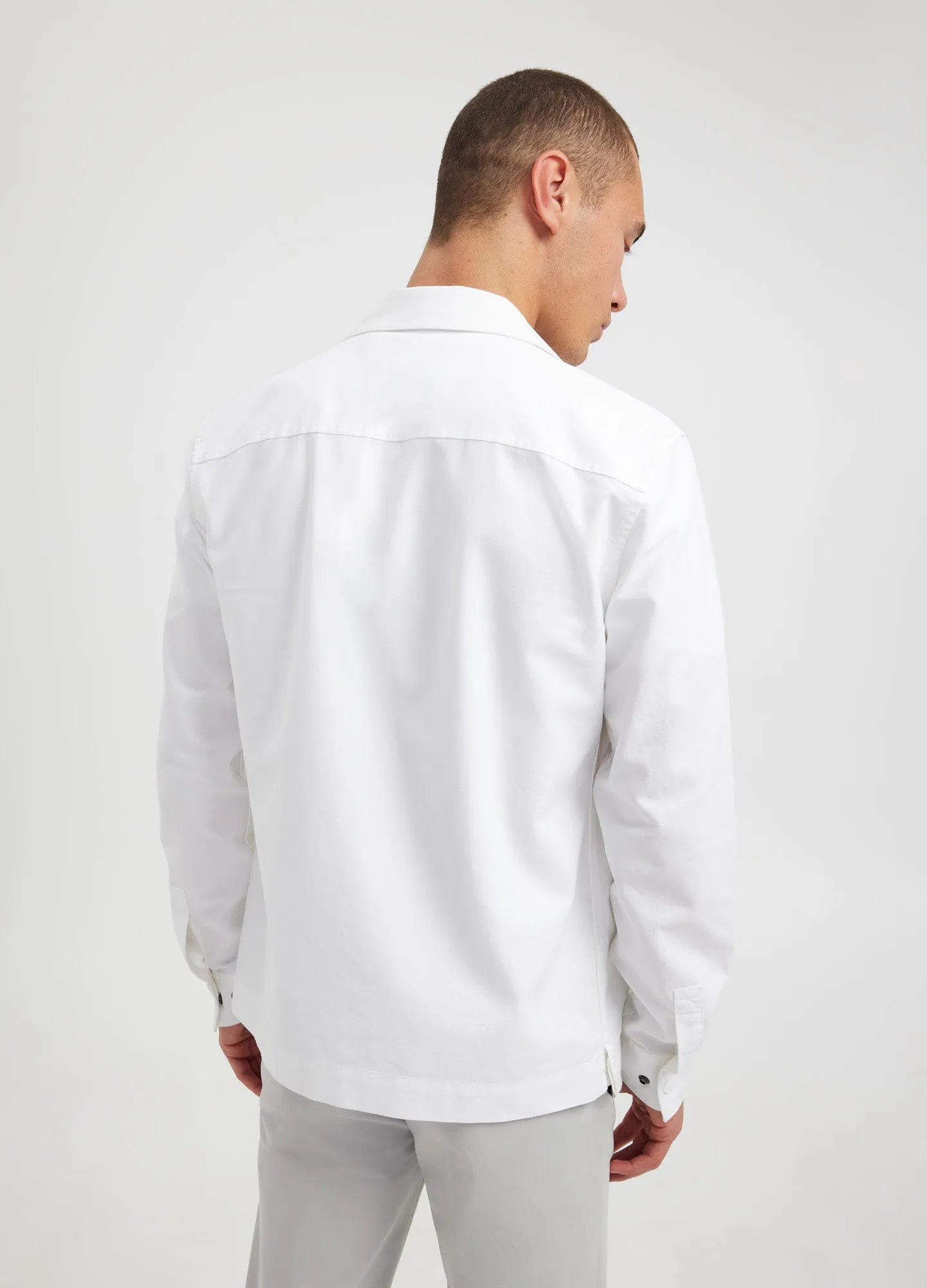 Cotton Oxford Shirt White