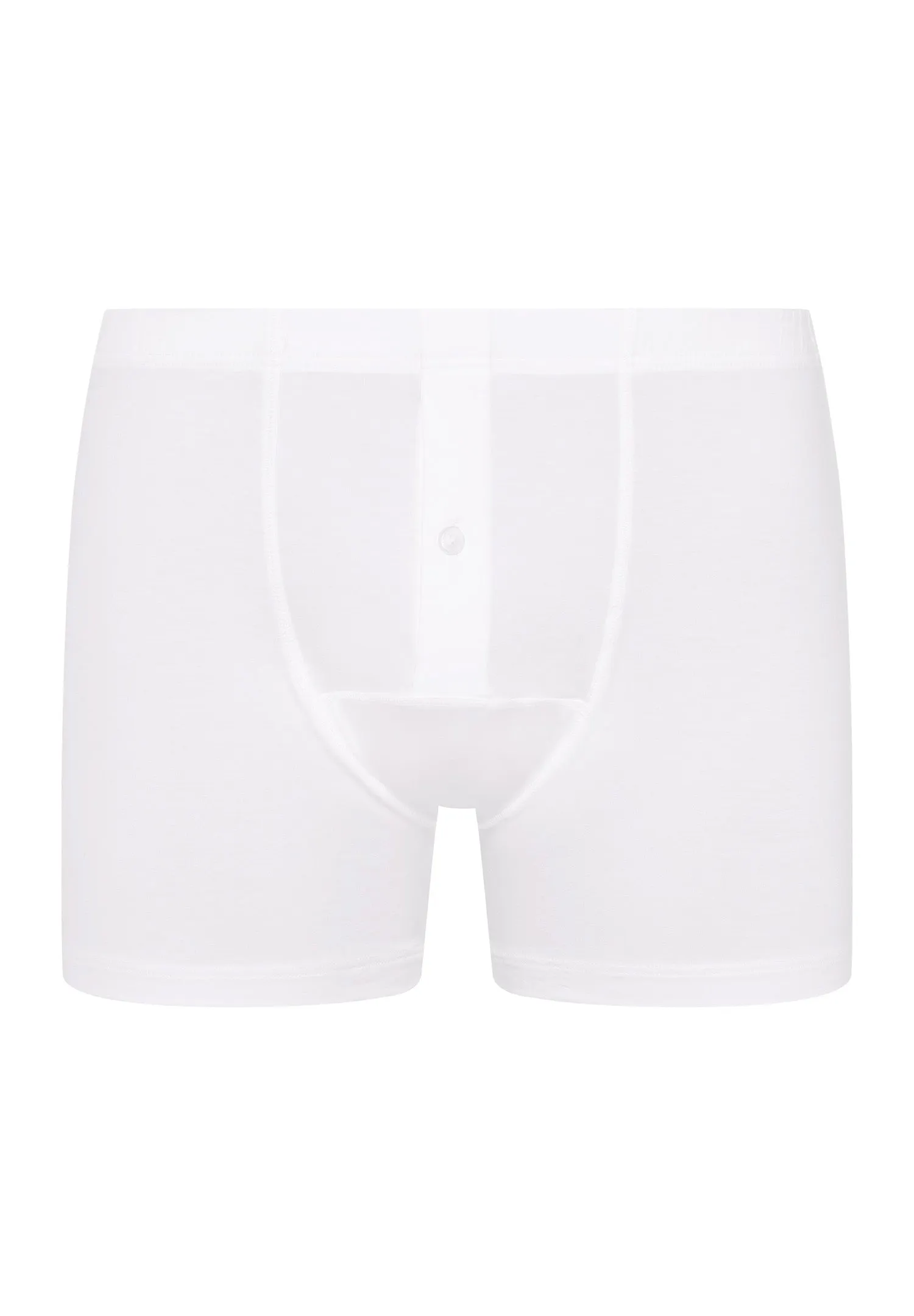 Cotton Sensation Long Leg Boxer Brief With Fly | White 73063-101