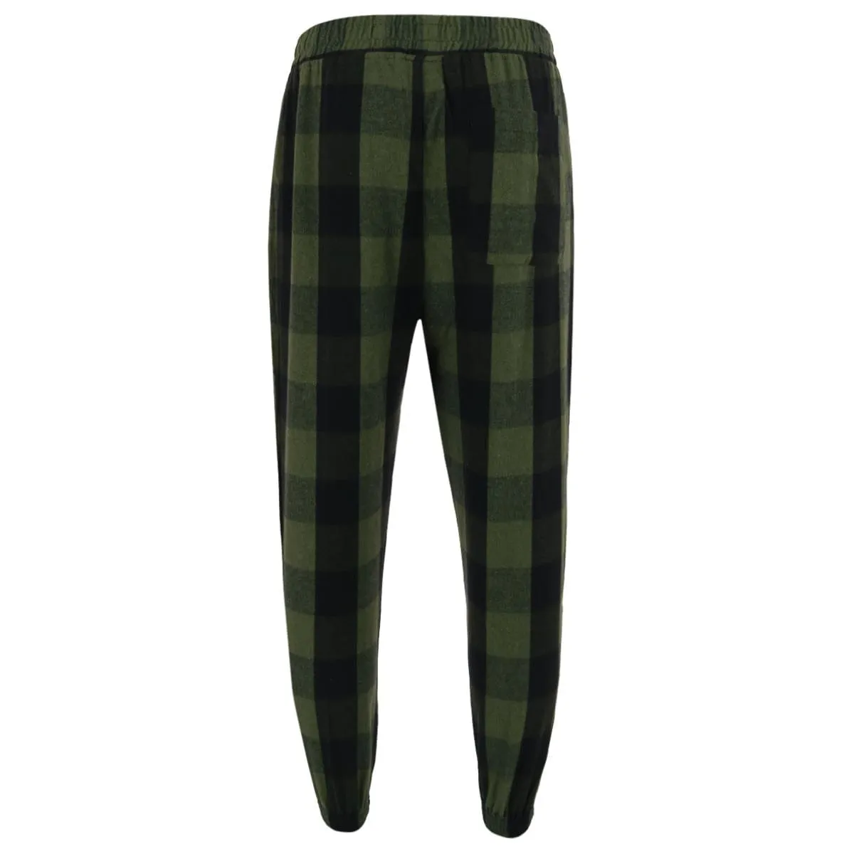 CTM® Men's Flannel Plaid Jogger Pant