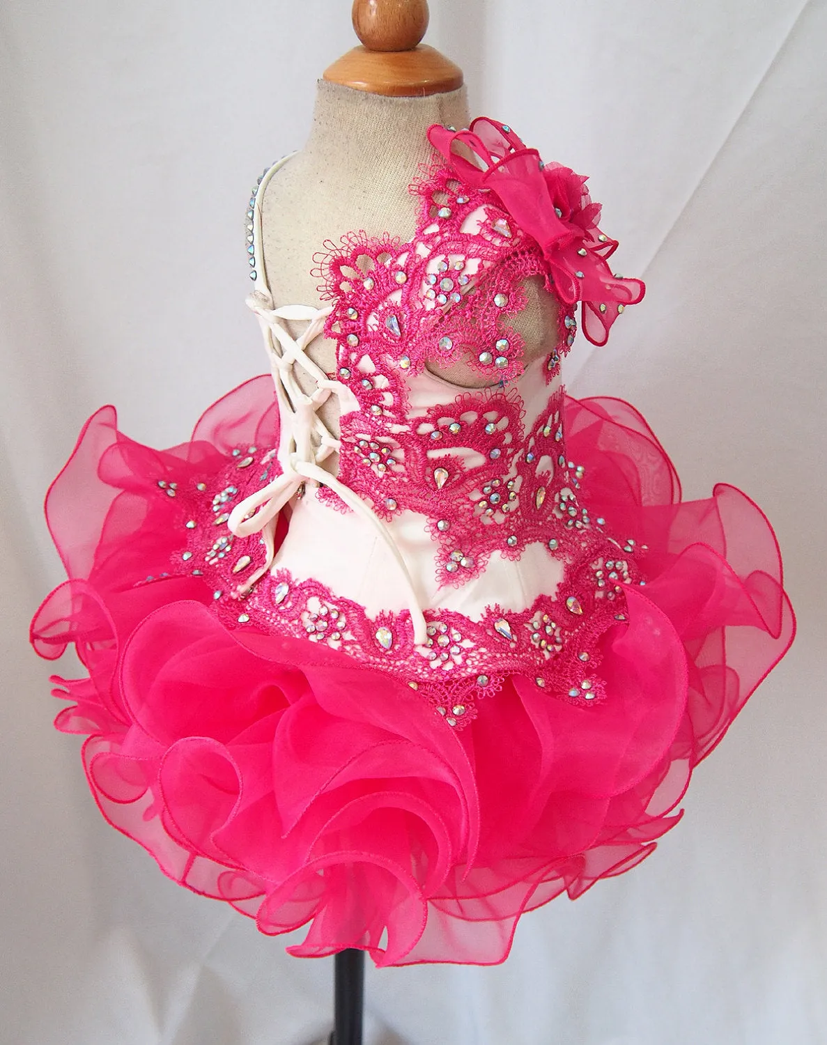 Custom Made Infant/toddler/baby/children/kids Girl's Pageant Dress 1~4T G171-3