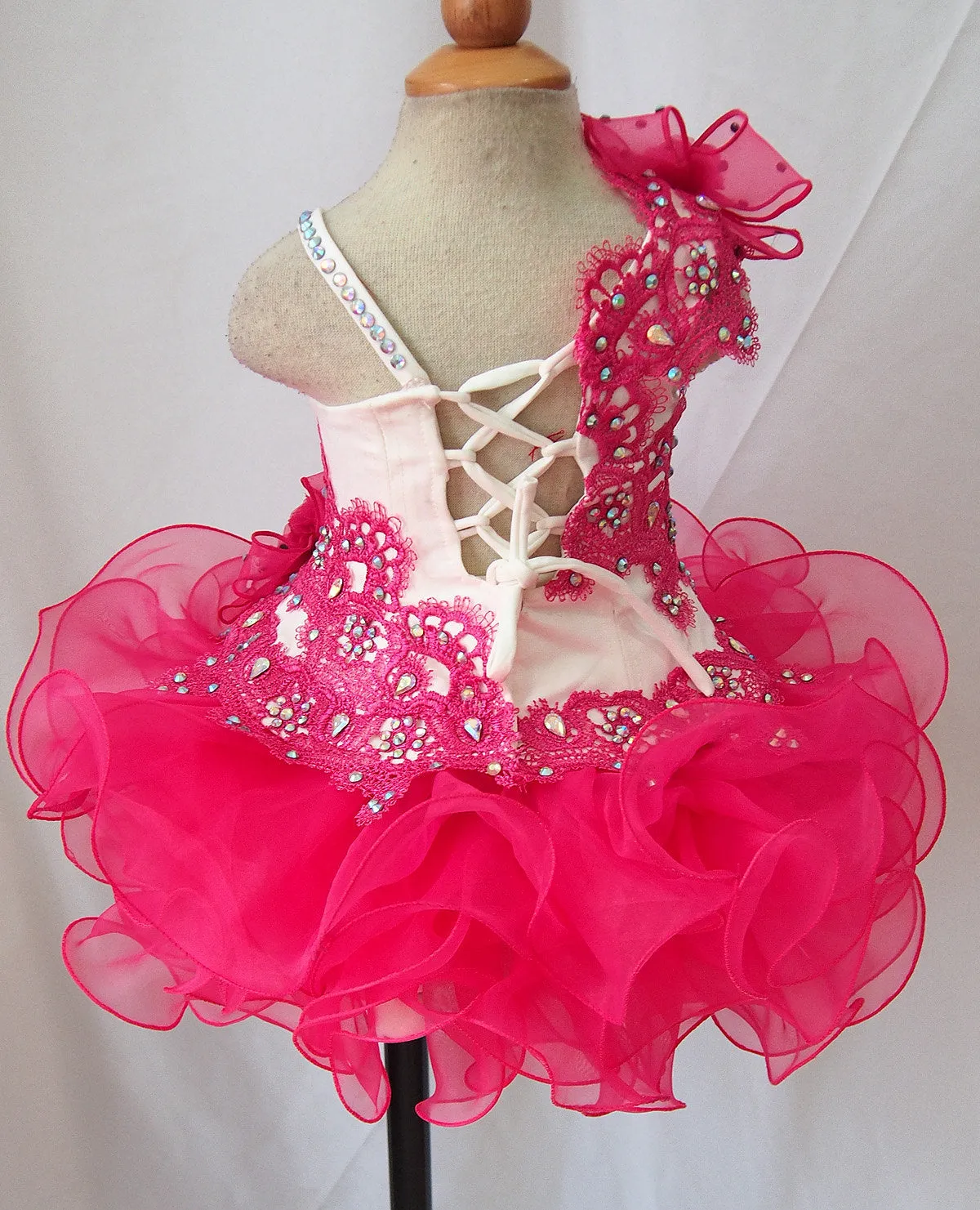 Custom Made Infant/toddler/baby/children/kids Girl's Pageant Dress 1~4T G171-3