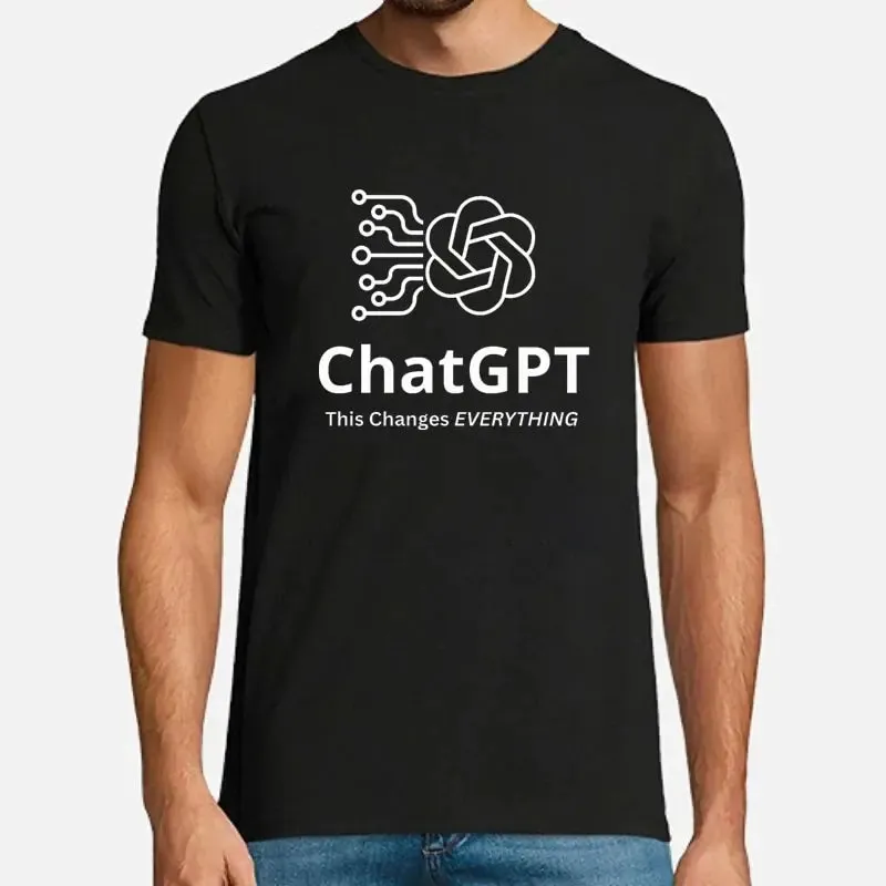 Custom OpenAI ChatGPT Logo T-Shirt