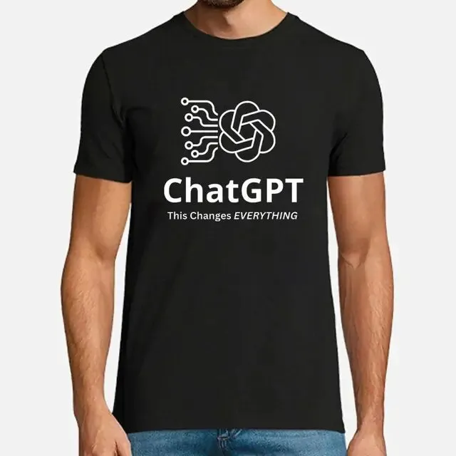 Custom OpenAI ChatGPT Logo T-Shirt