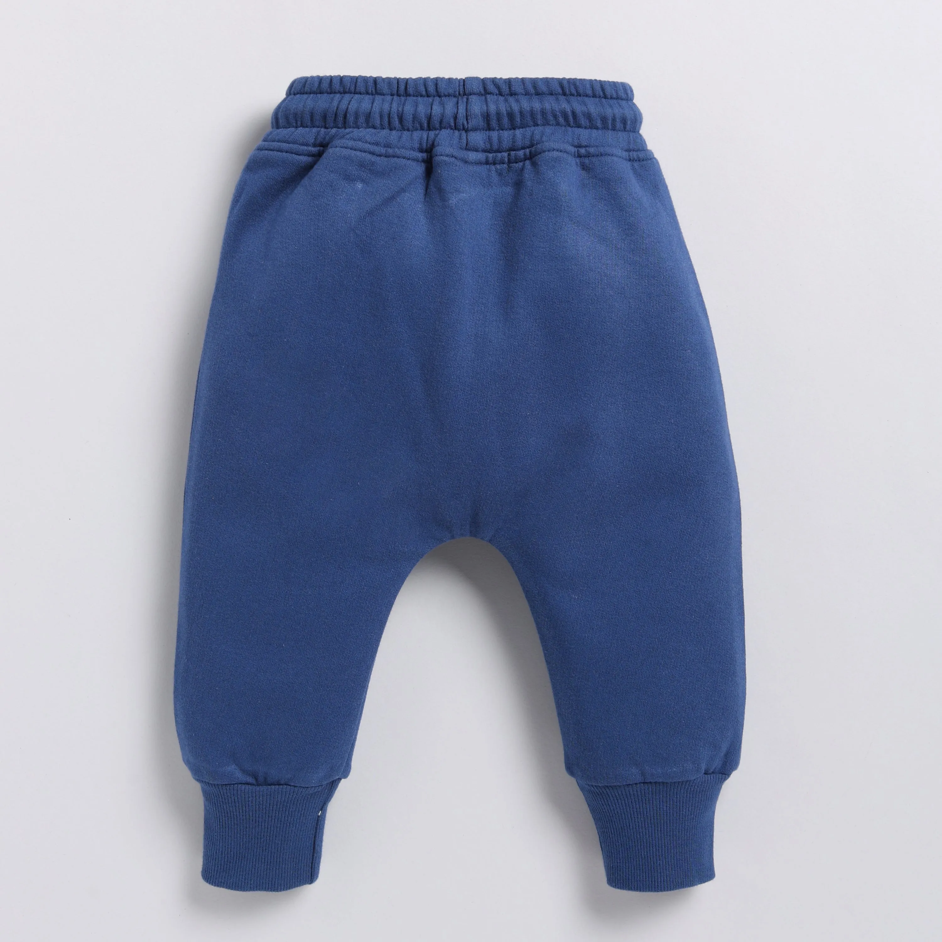 Dark Blue Organic Blue Sweatshirt & Jogger Set