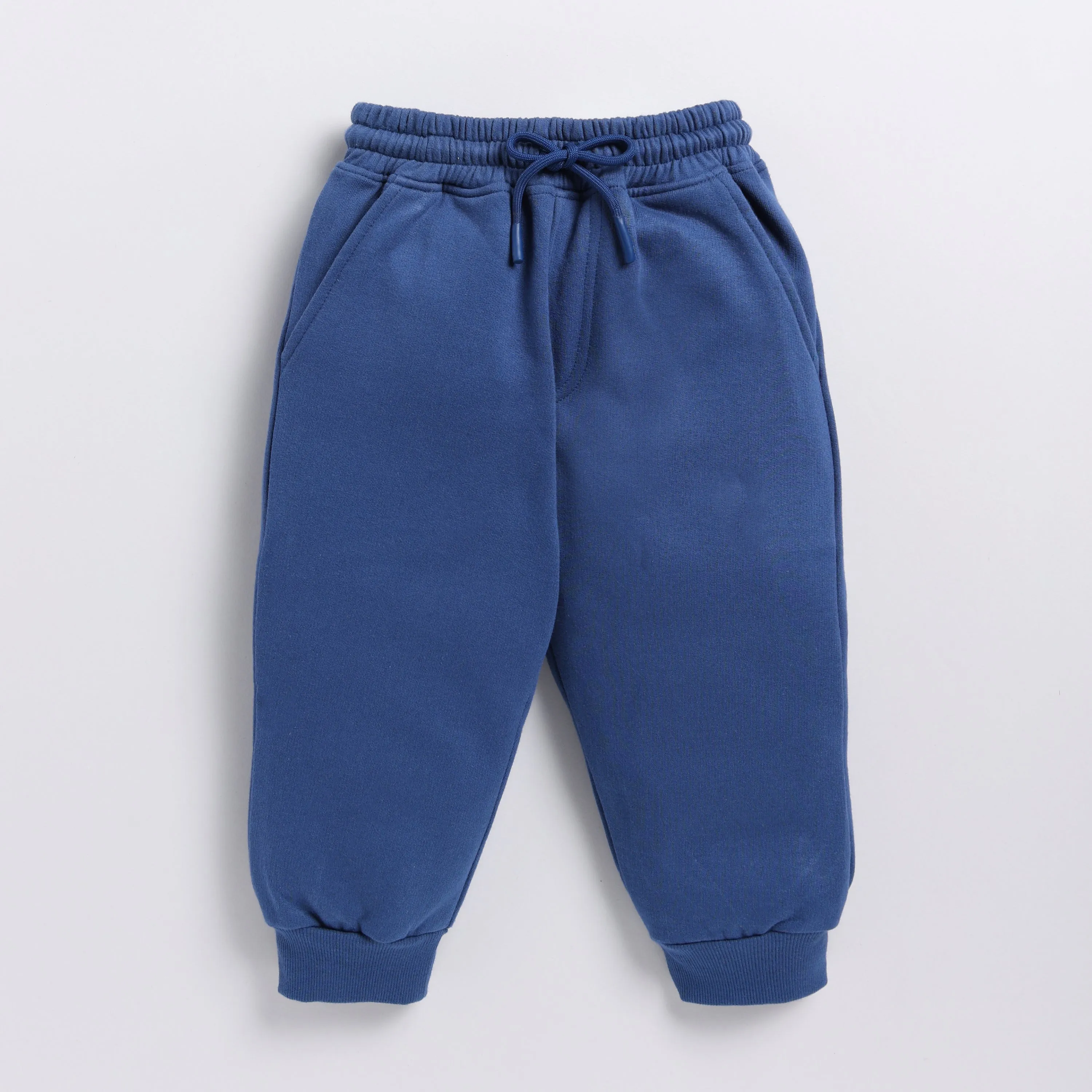 Dark Blue Organic Blue Sweatshirt & Jogger Set